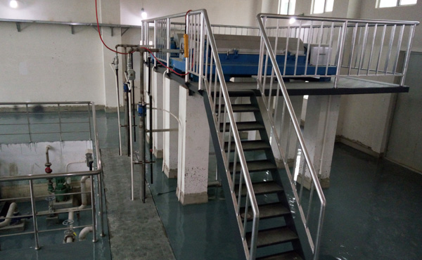 海南定安自来水厂污泥脱水