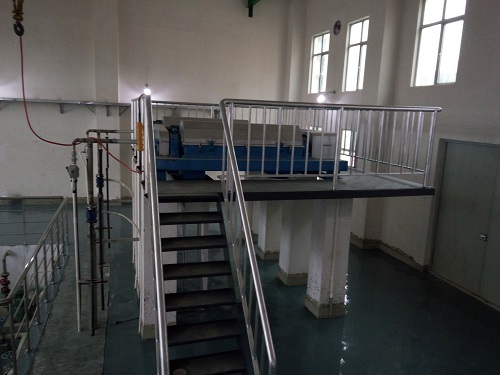 海南定安自来水厂污泥脱水